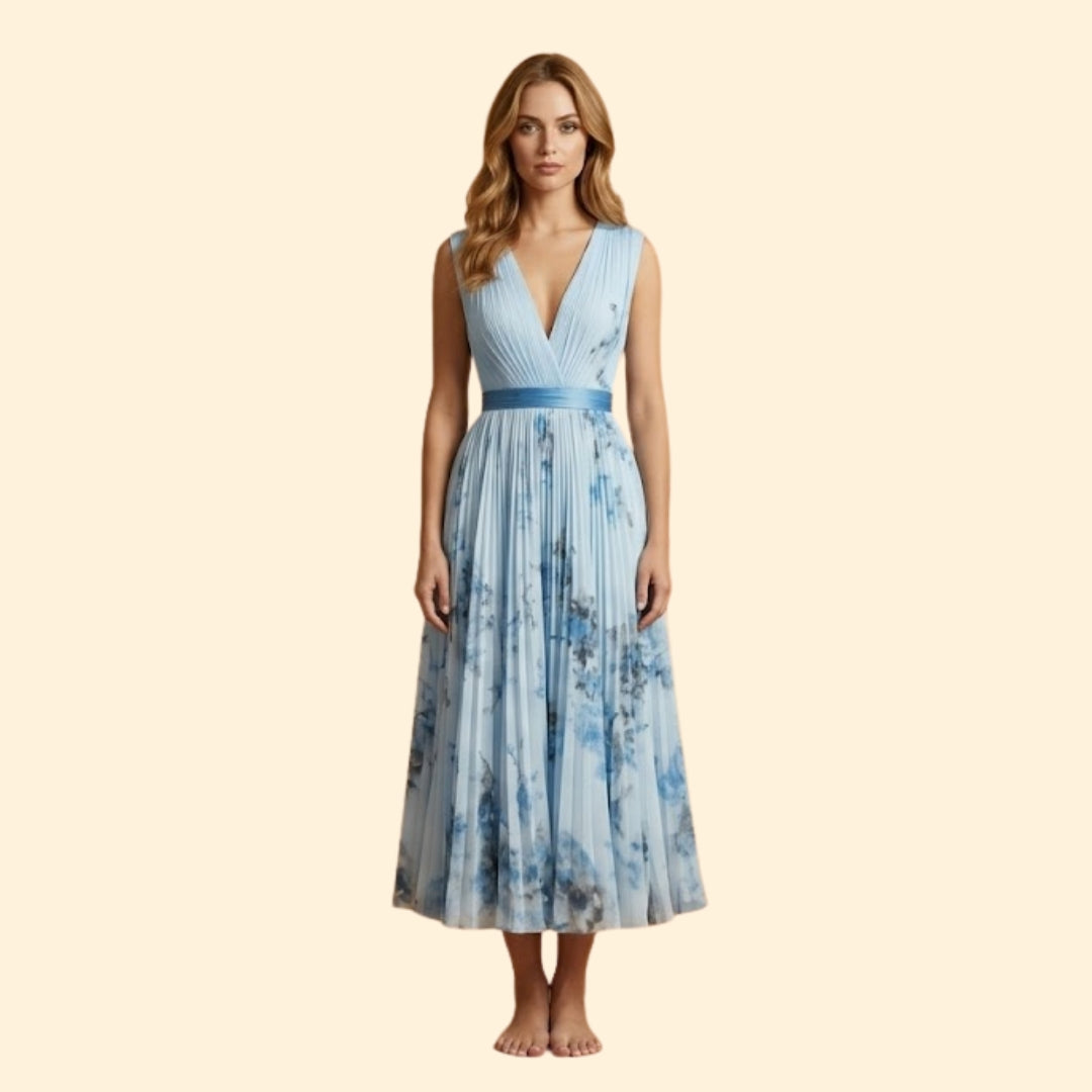 Women's Wrap V-Neck Dress