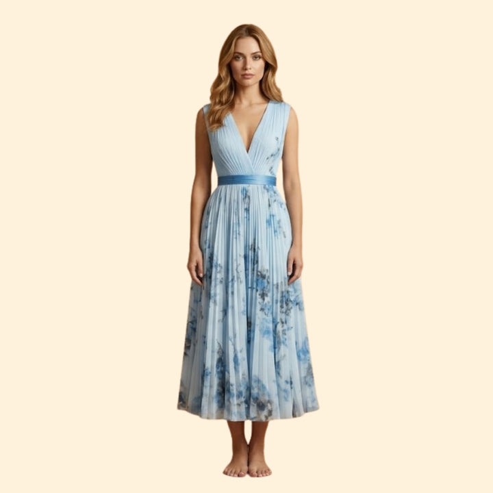 Women's Wrap V-Neck Dress
