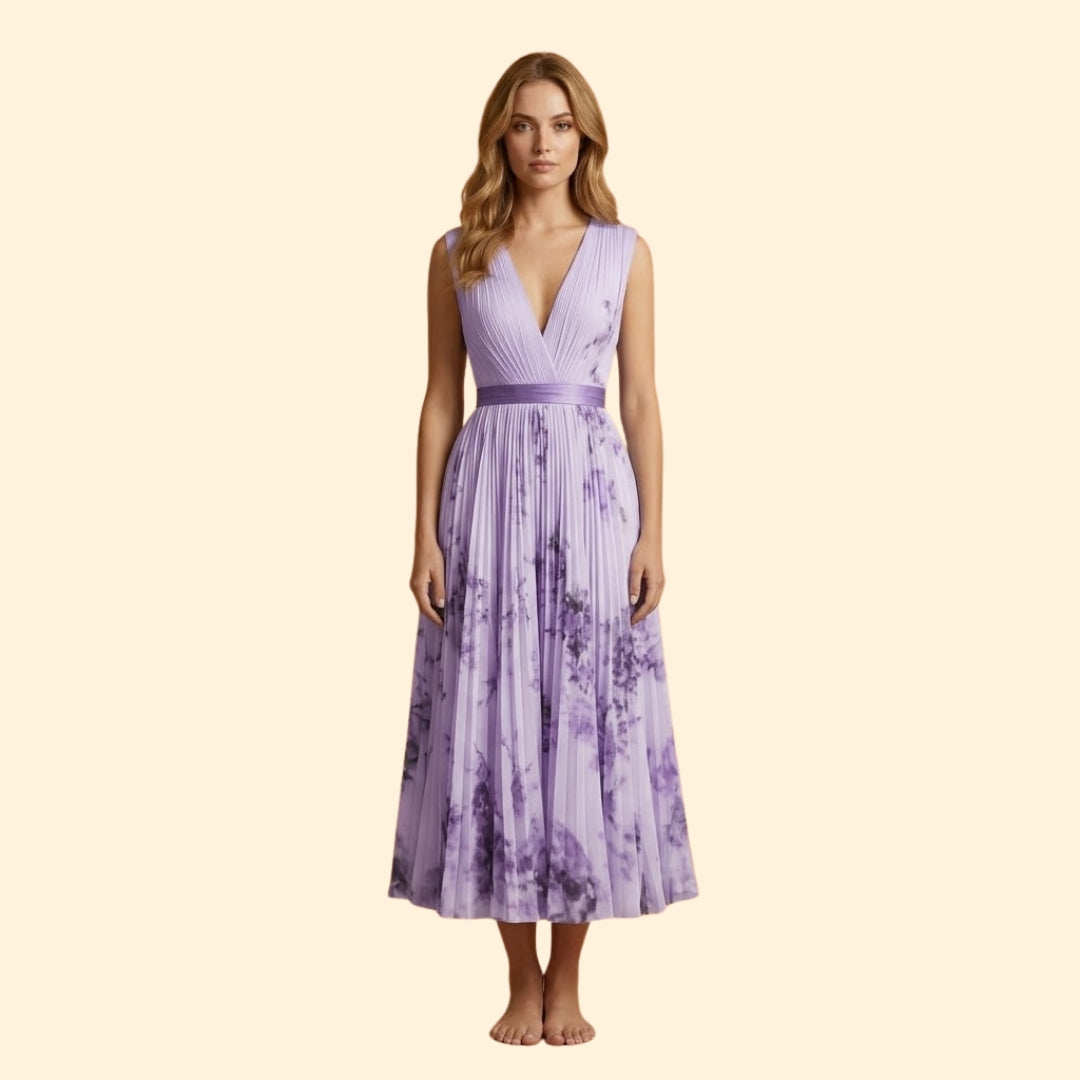 Women's Wrap V-Neck Dress
