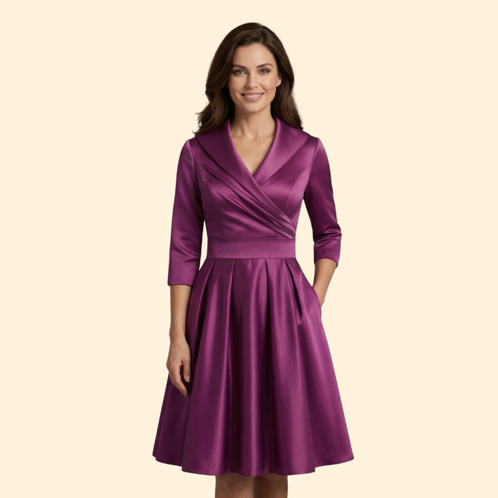 Women’s Wrap Waist Midi Dress