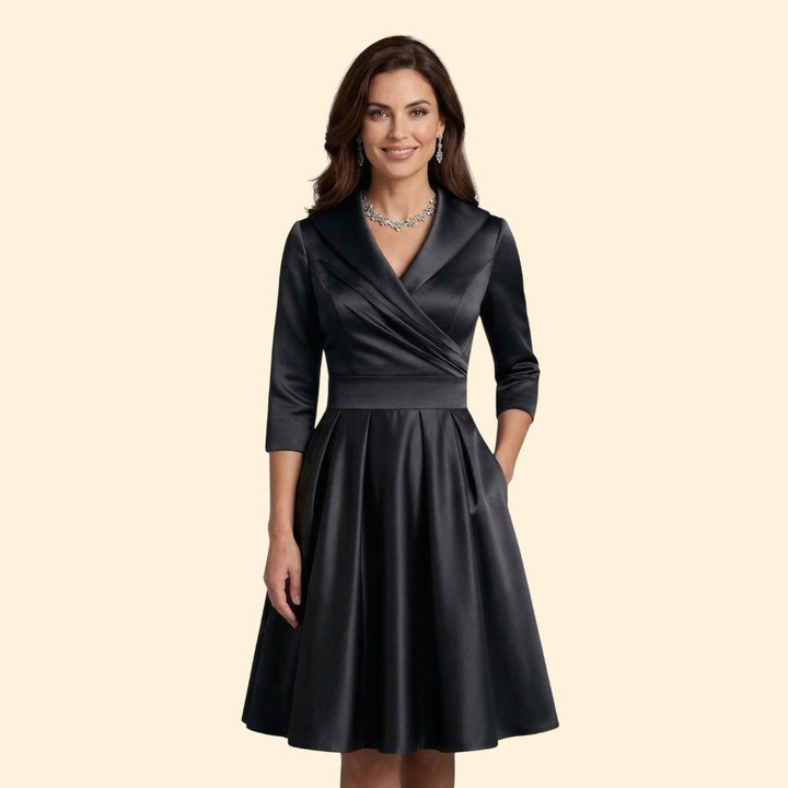 Women’s Wrap Waist Midi Dress