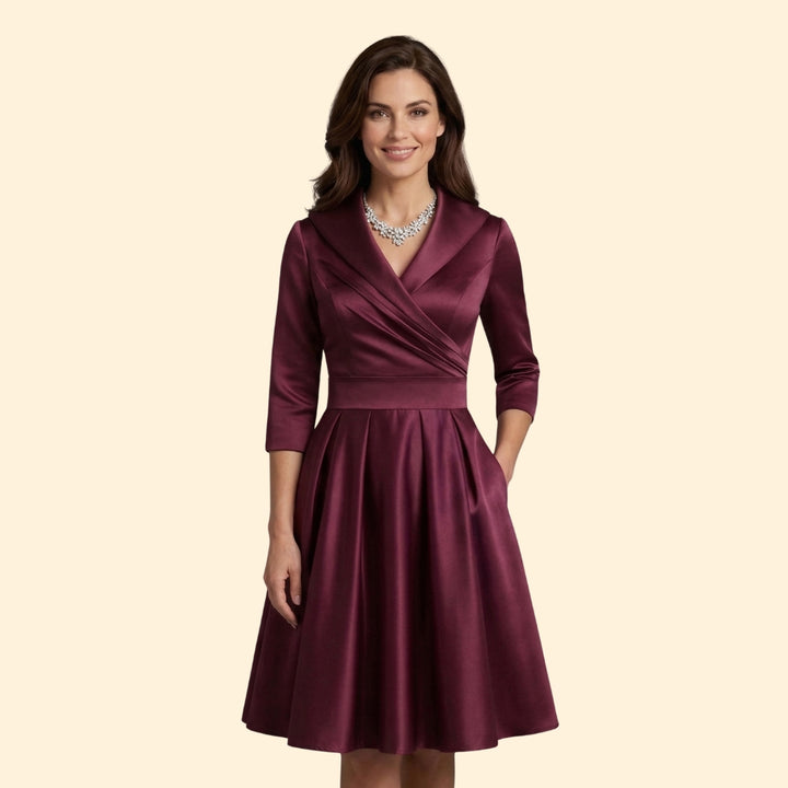 Women’s Wrap Waist Midi Dress