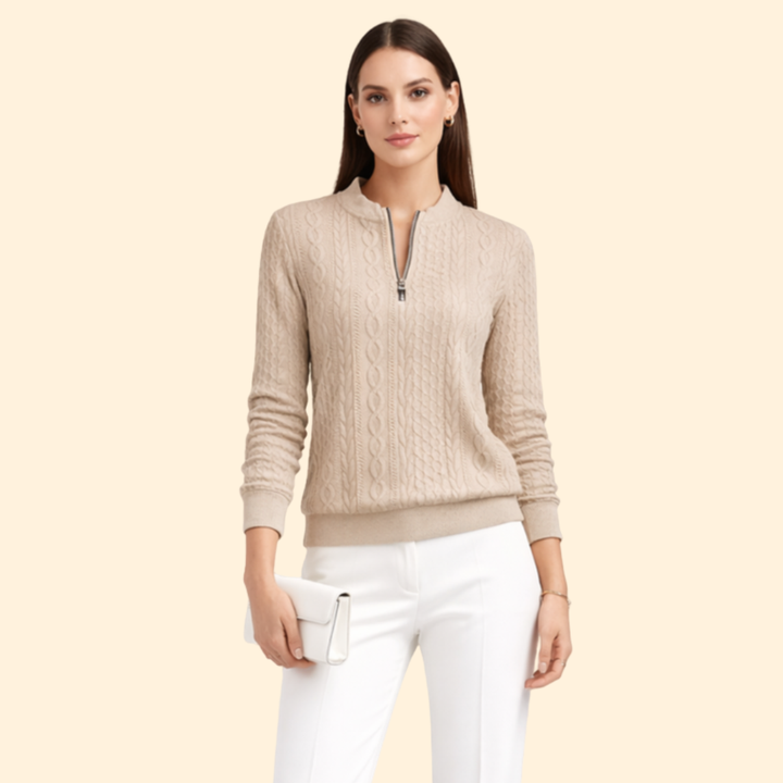 Women’s Zip Neck Pullover