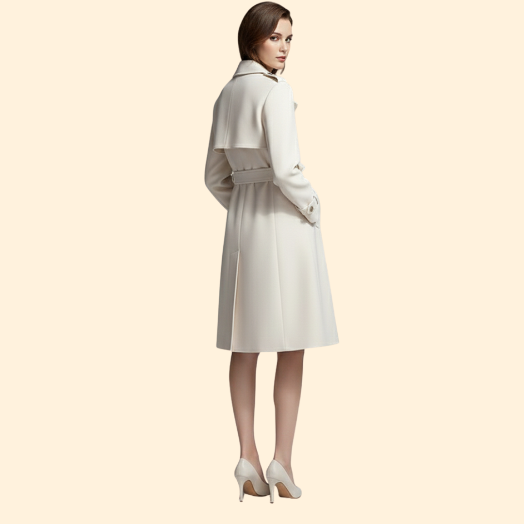 Women's Belt Trench Coat Modern Flow