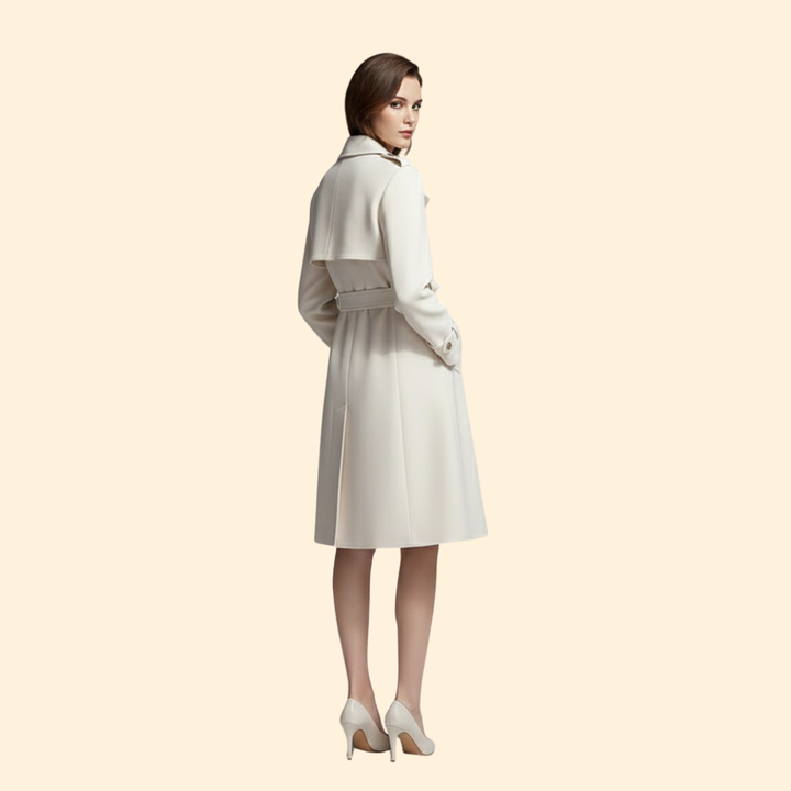 Women's Belt Trench Coat Modern Flow