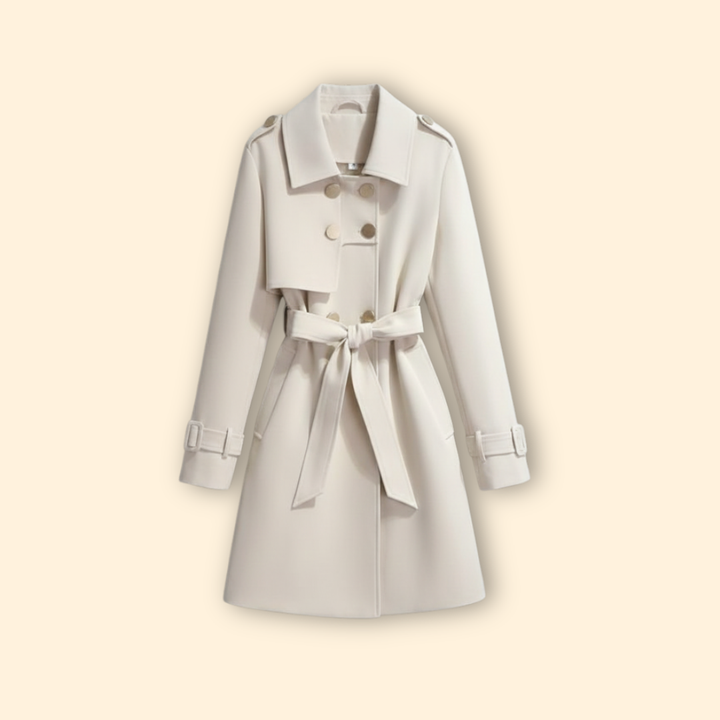 Women's Belt Trench Coat Modern Flow