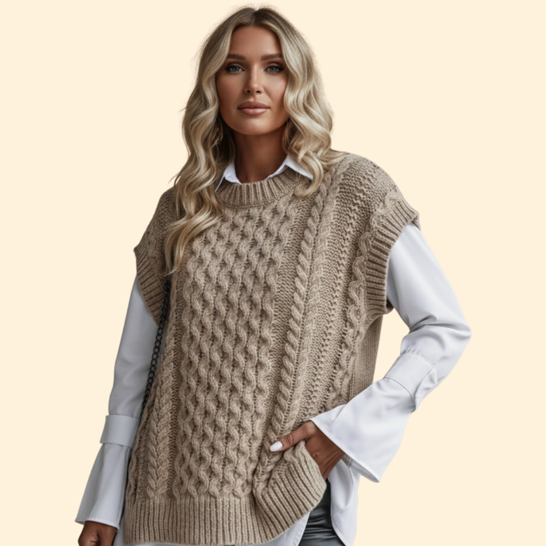 Women’s Cable Knit Vest