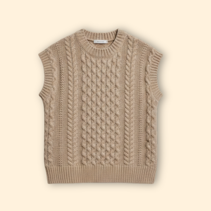 Women’s Cable Knit Vest