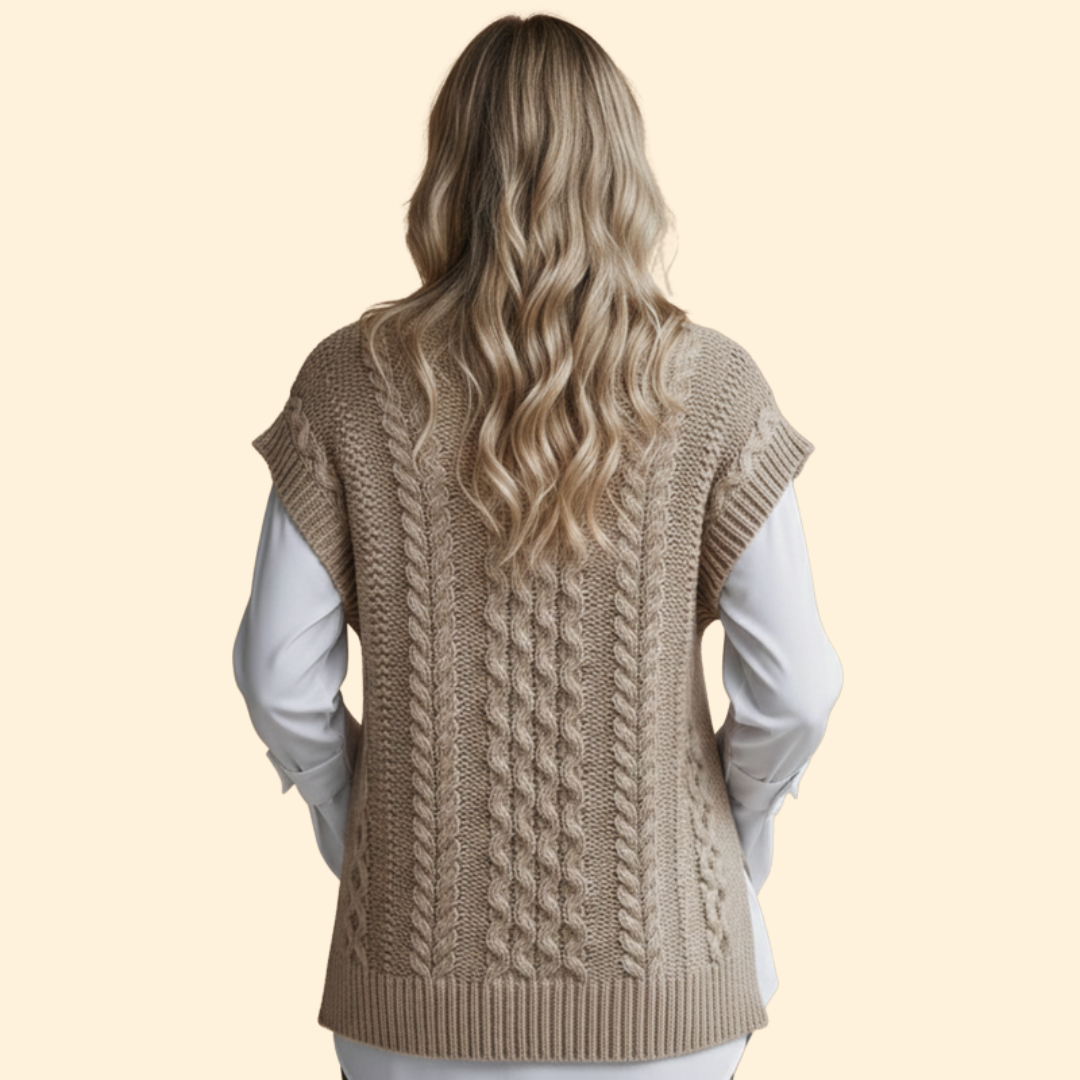 Women’s Cable Knit Vest