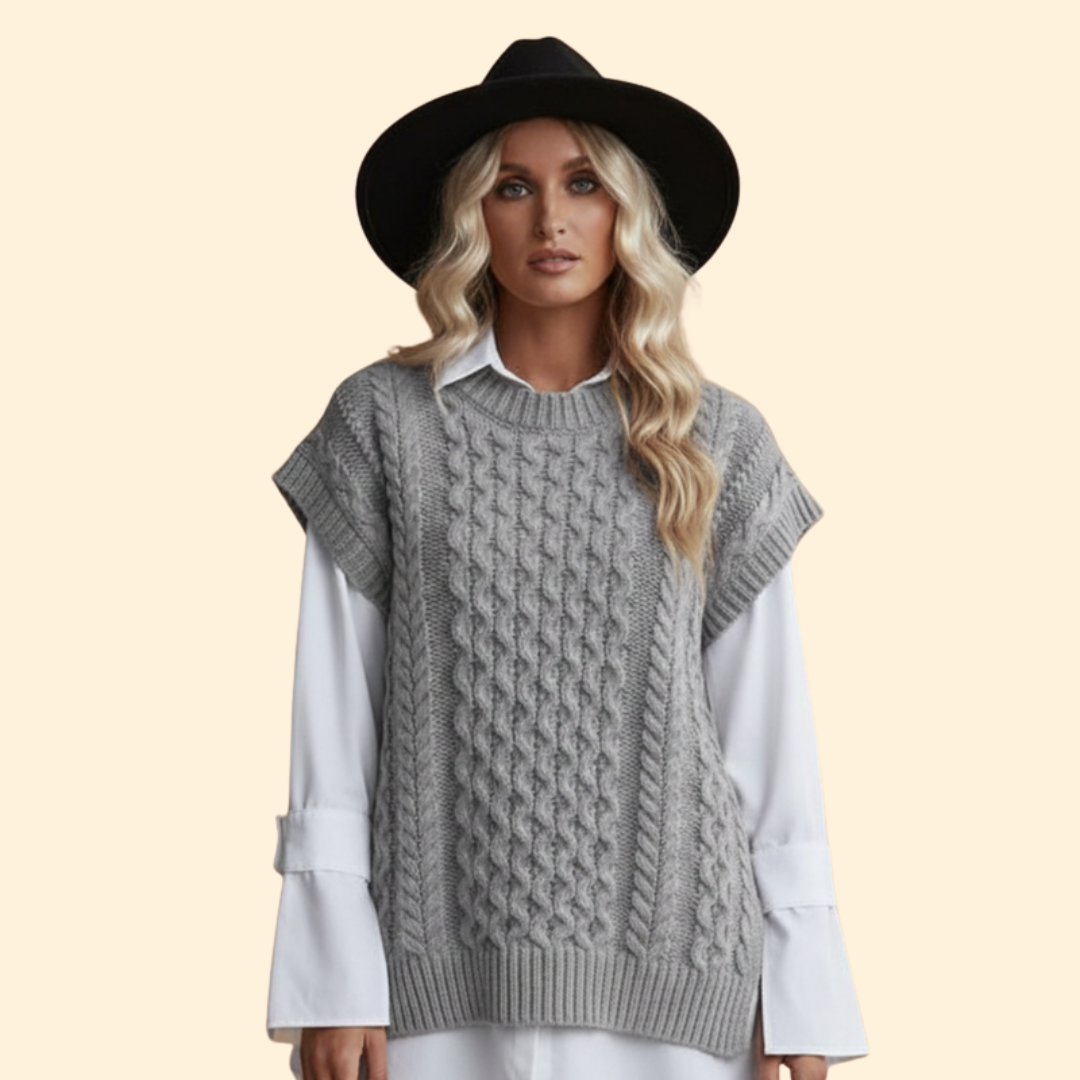 Women’s Cable Knit Vest