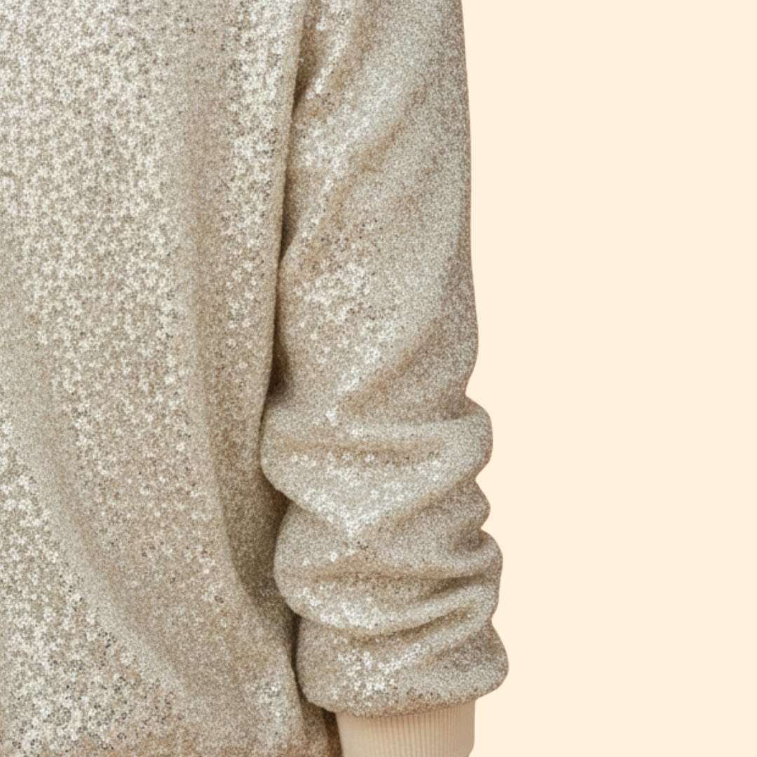 Women’s Chic Sequined Bomber Jacket