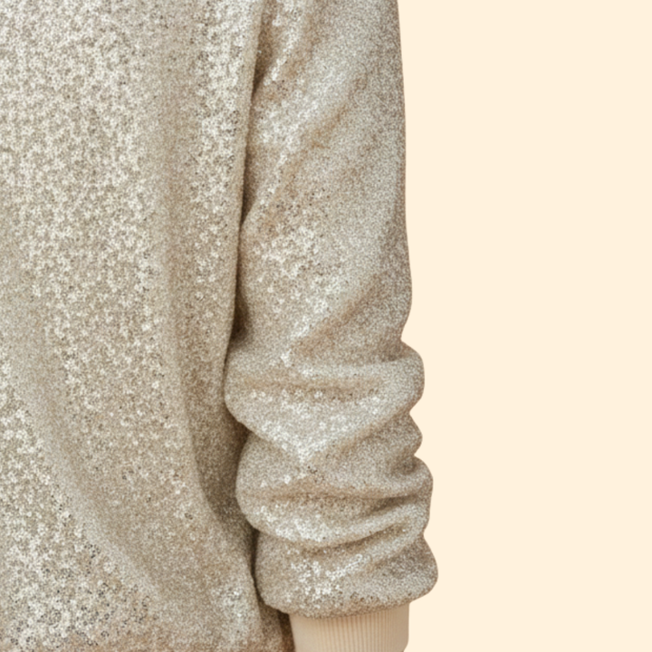 Women’s Chic Sequined Bomber Jacket