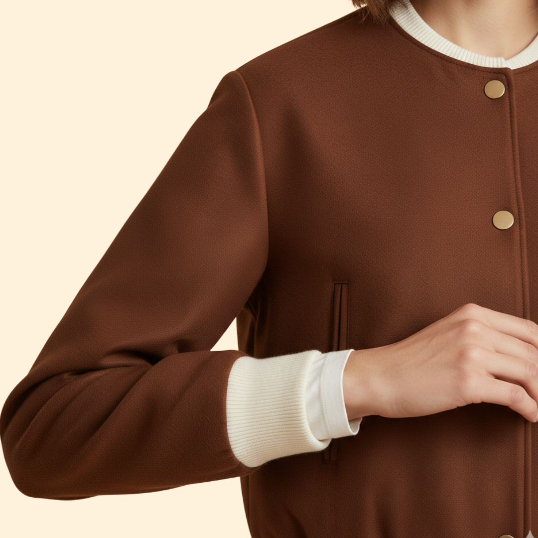 Women’s Contrast Trim Bomber Jacket