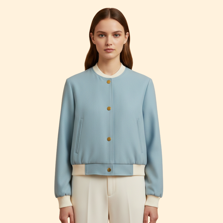 Women’s Contrast Trim Bomber Jacket