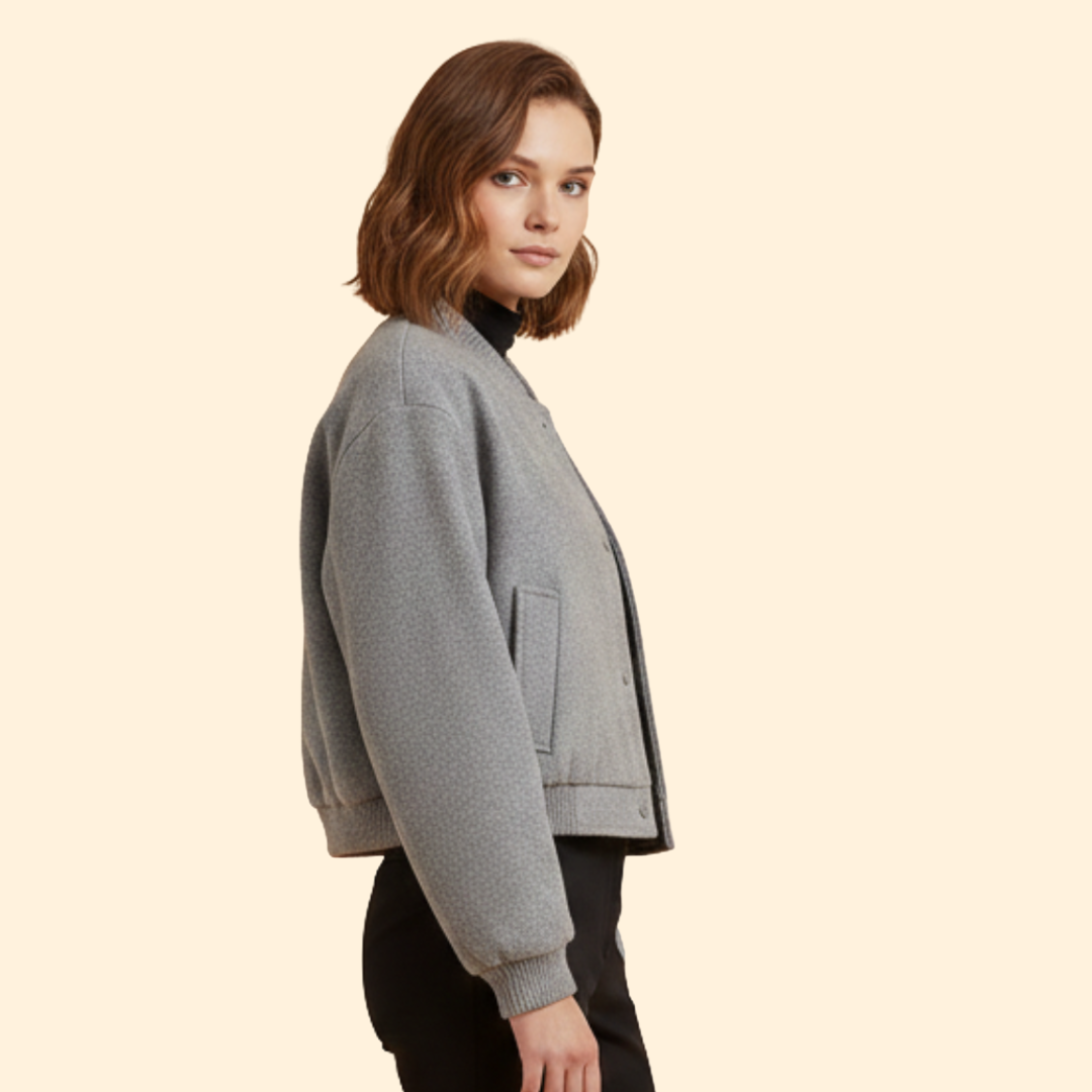 Women’s Cropped Bomber Jacket
