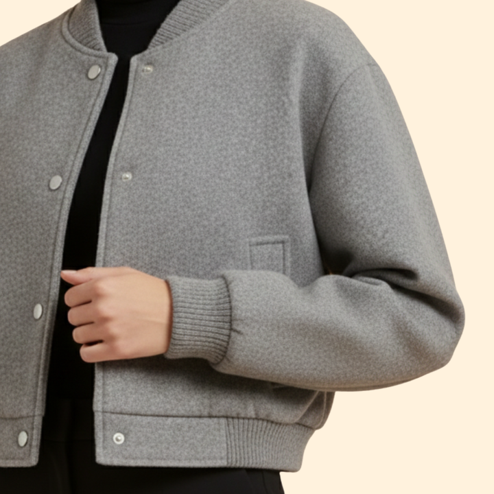 Women’s Cropped Bomber Jacket