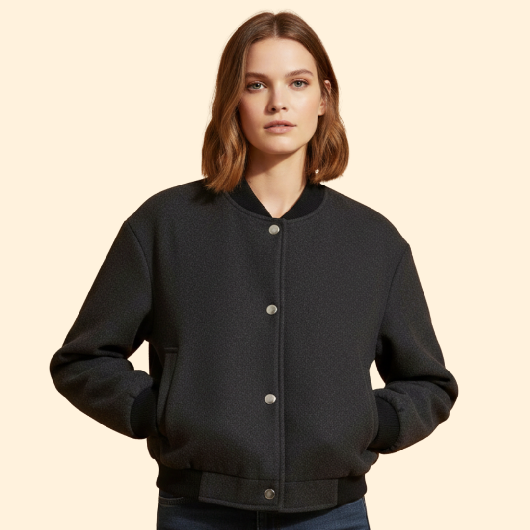 Women’s Cropped Bomber Jacket