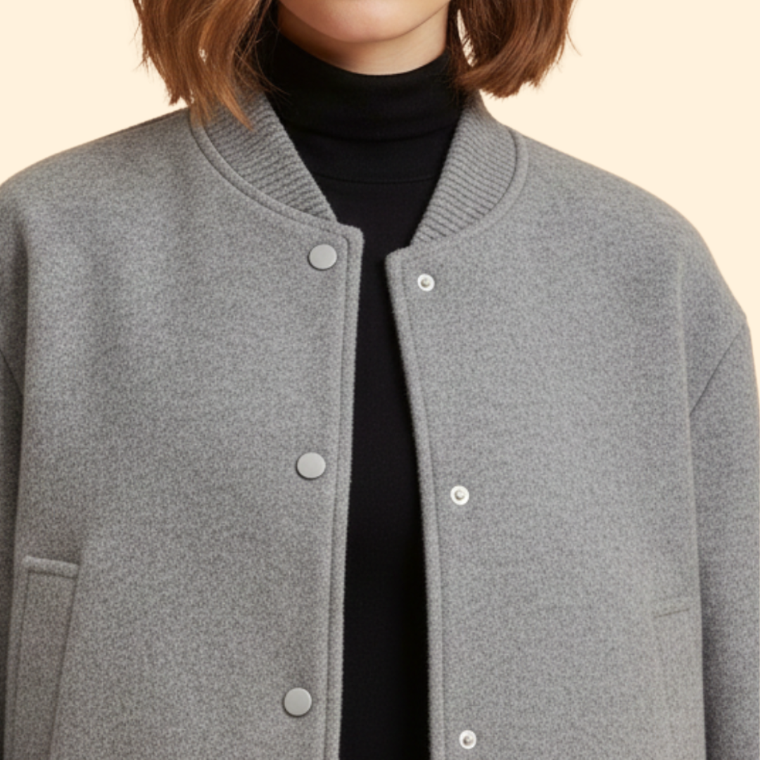 Women’s Cropped Bomber Jacket