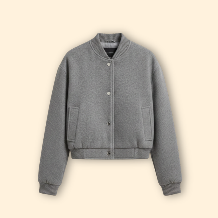 Women’s Cropped Bomber Jacket