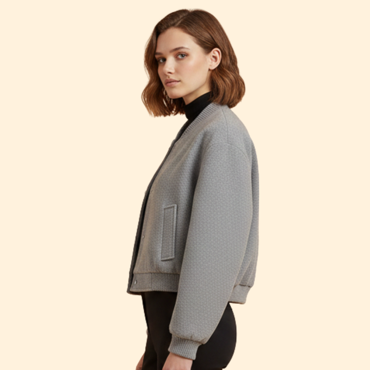 Women’s Cropped Bomber Jacket