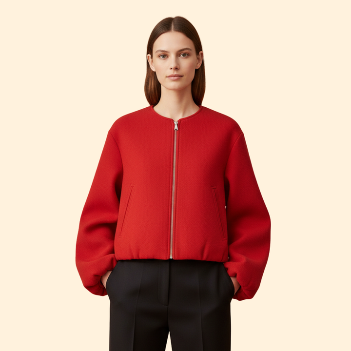 Women’s Cropped Bomber Jacket