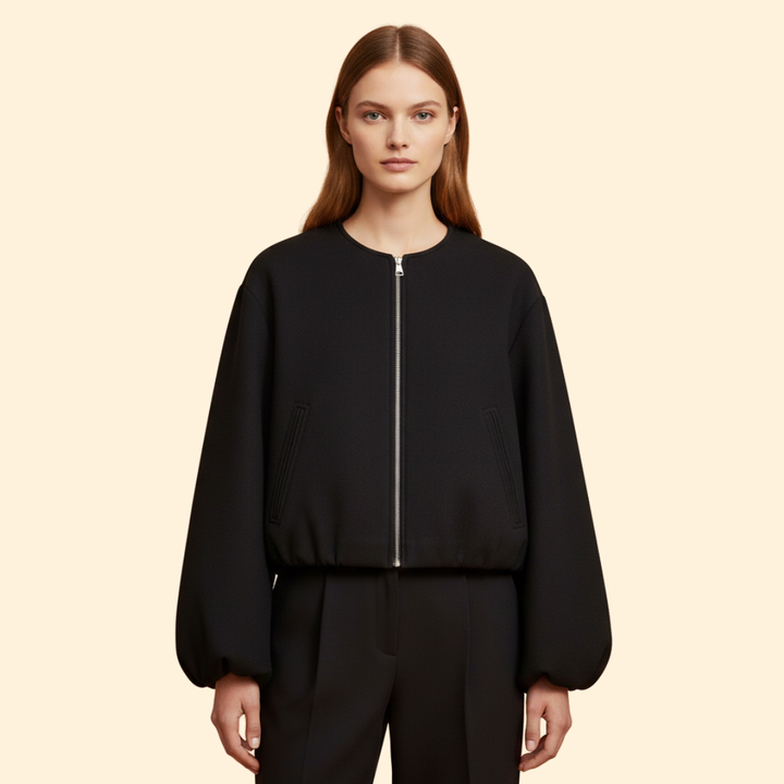 Women’s Cropped Bomber Jacket