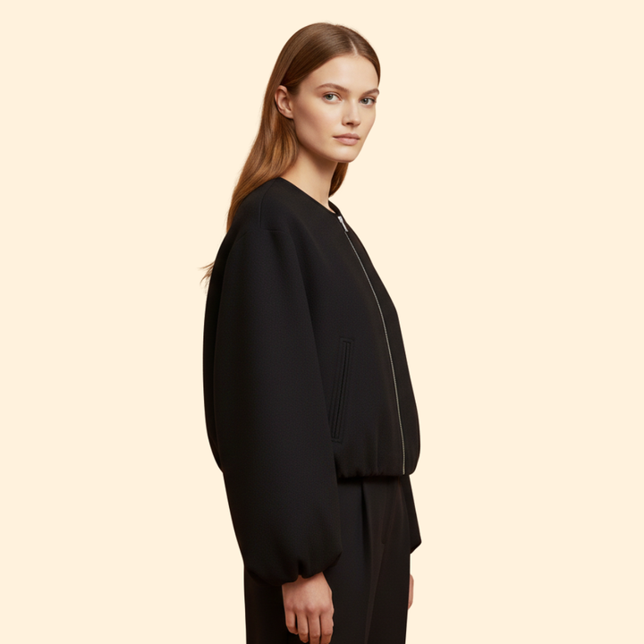 Women’s Cropped Bomber Jacket