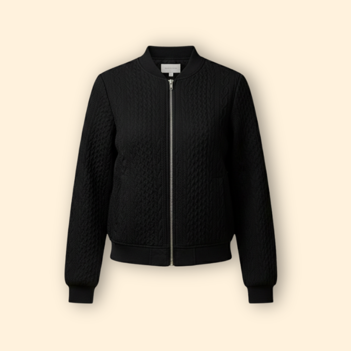 Women’s Embossed Bomber Jacket