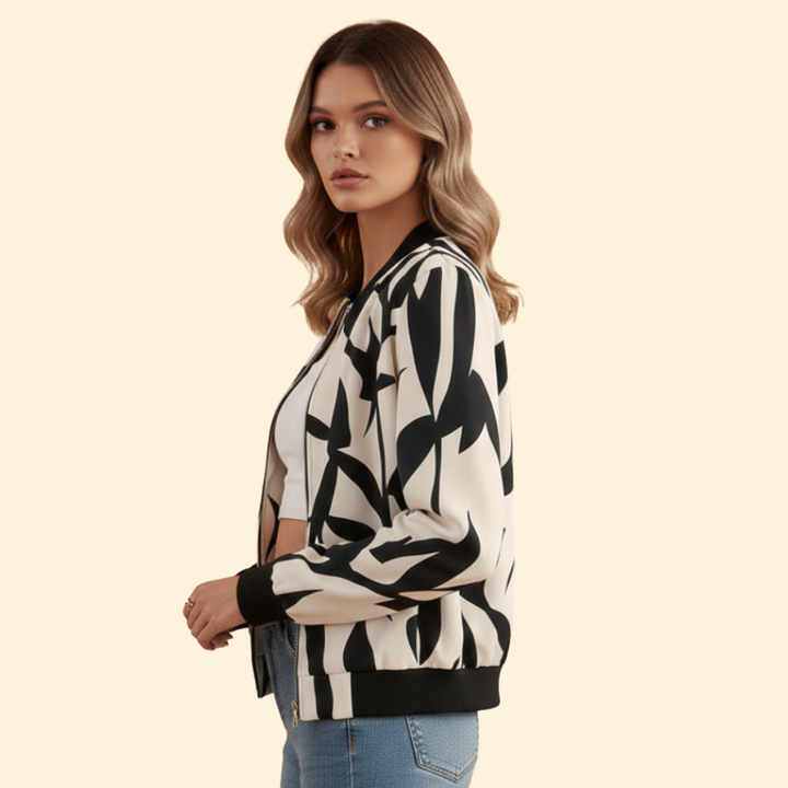 Women’s Floral Bomber Jacket