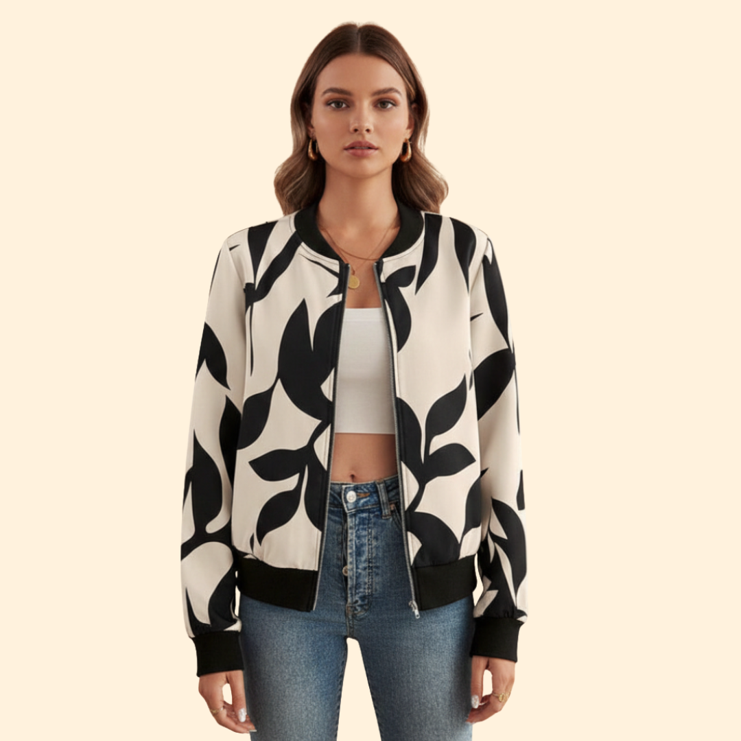Women’s Floral Bomber Jacket