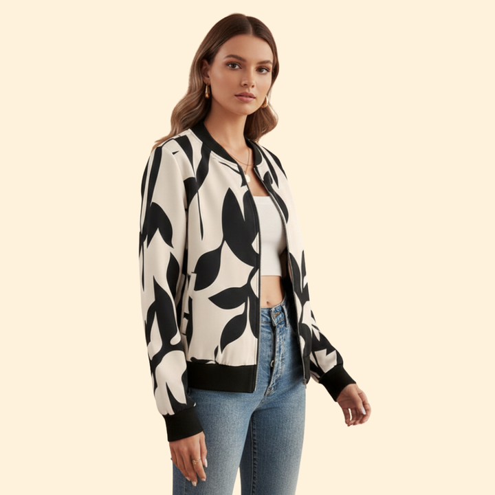 Women’s Floral Bomber Jacket
