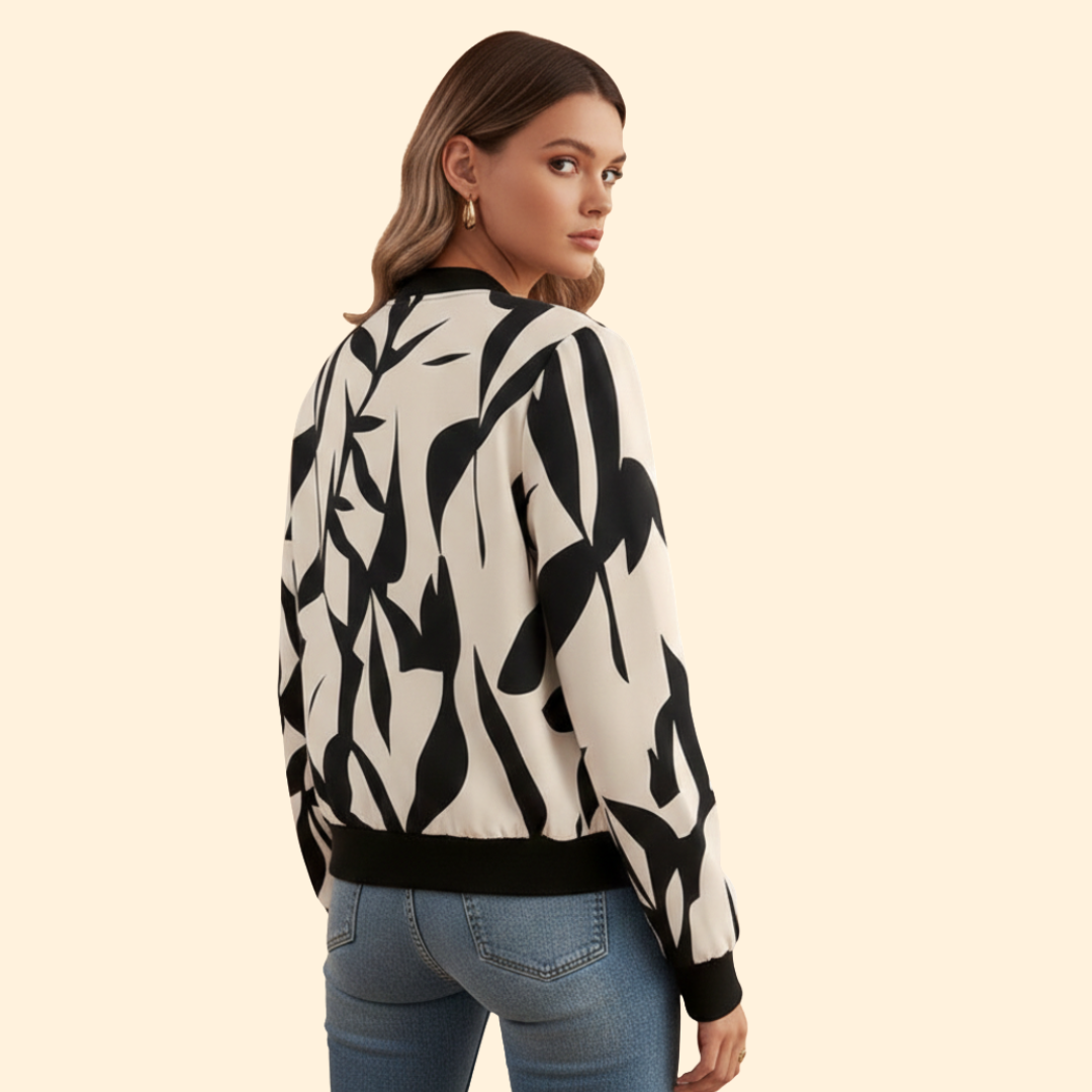 Women’s Floral Bomber Jacket