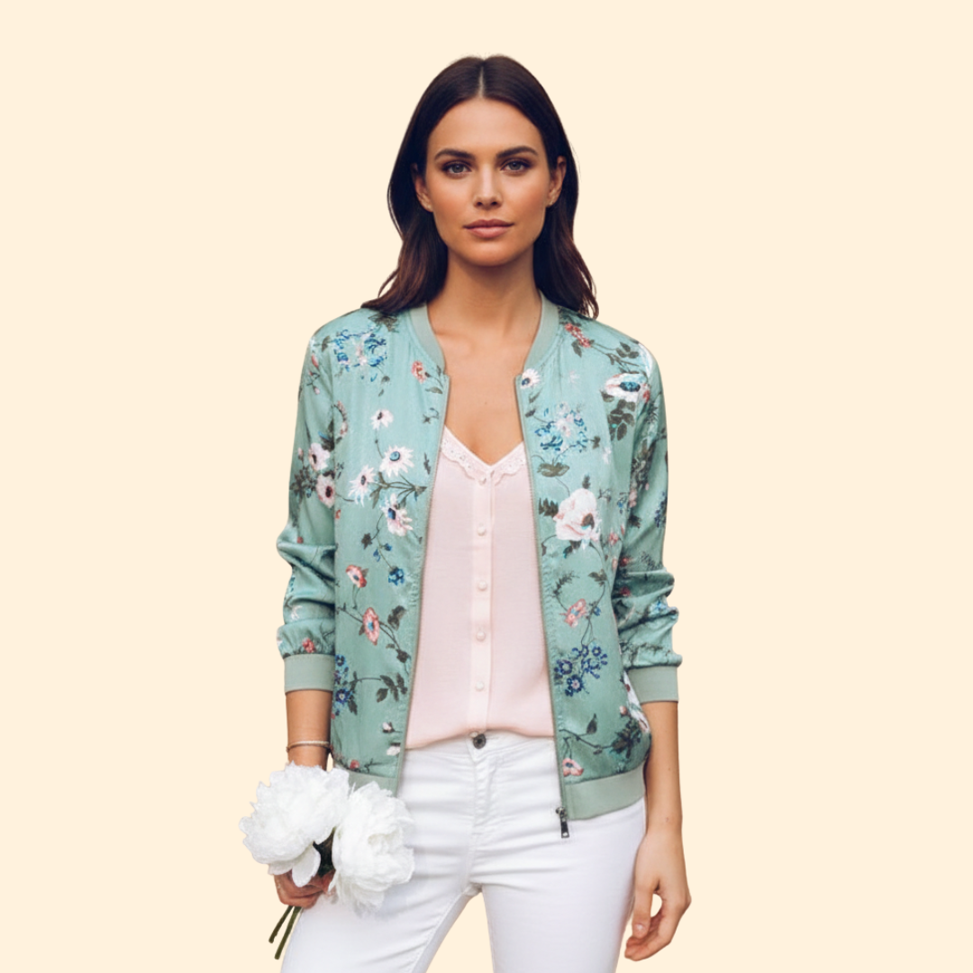 Women’s Floral Bomber Jacket