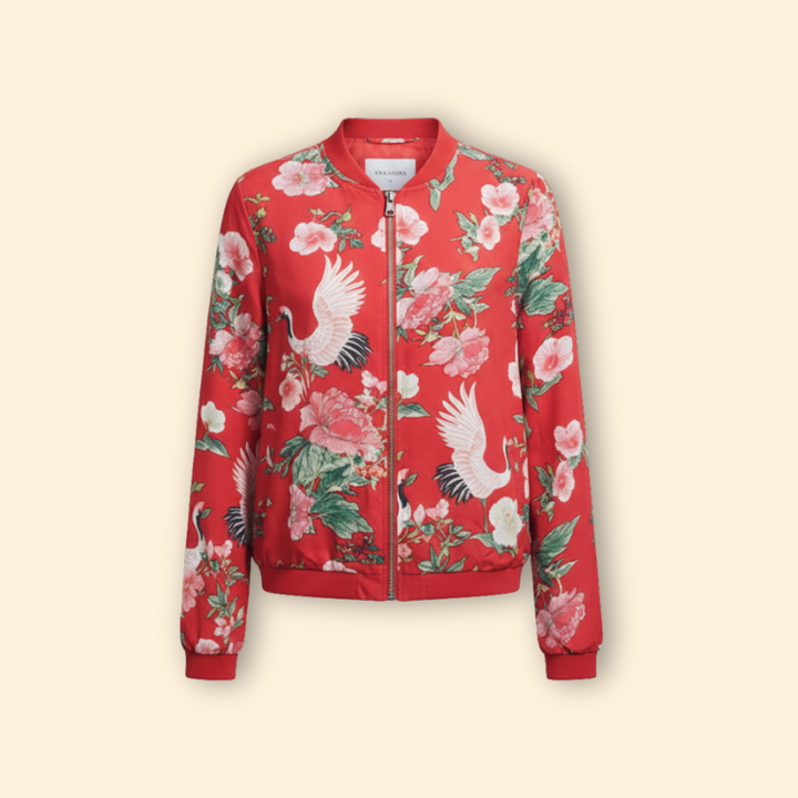Women’s Floral Bomber Jacket