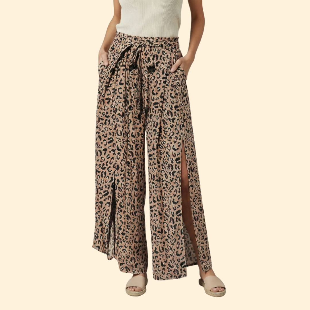 Women's Floral Palazzo Trousers