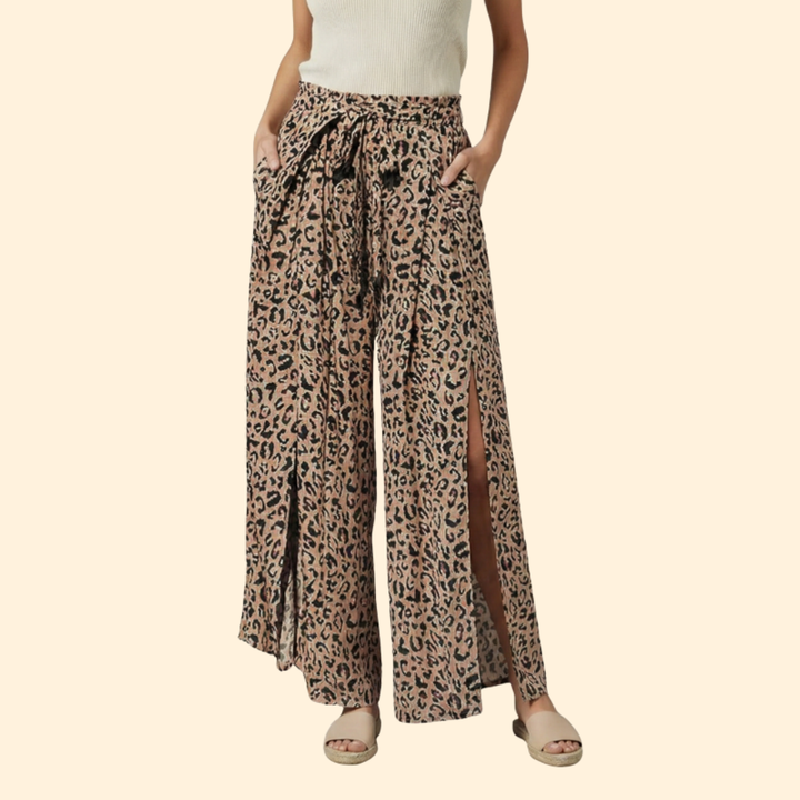 Women's Floral Palazzo Trousers