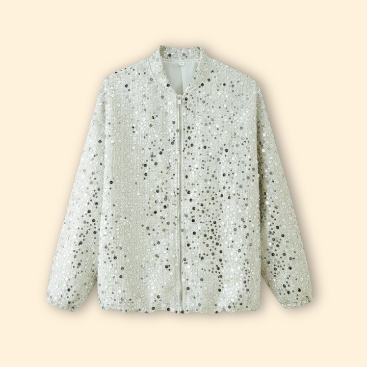 Women’s Glittering Bomber Jacket