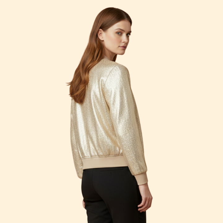 Women’s Golden Glow Bomber Jacket
