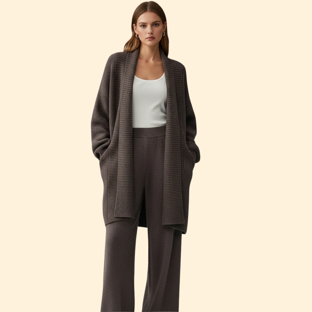 Women's Long Knit Jacket