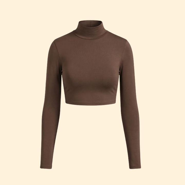 Women's Long Sleeve Crop Top