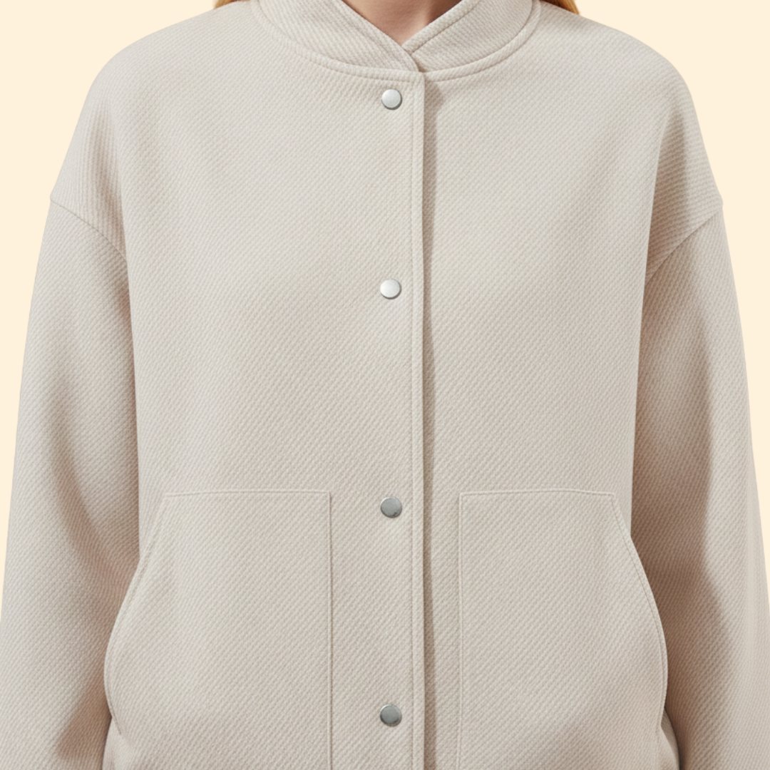 Women's Modern Button Jacket