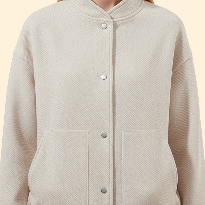 Women's Modern Button Jacket