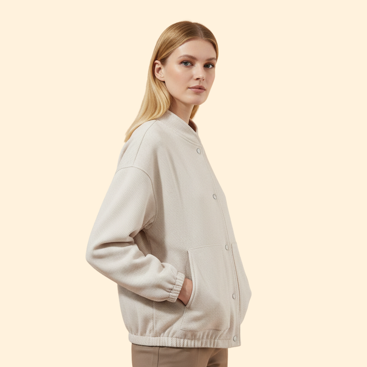 Women's Modern Button Jacket
