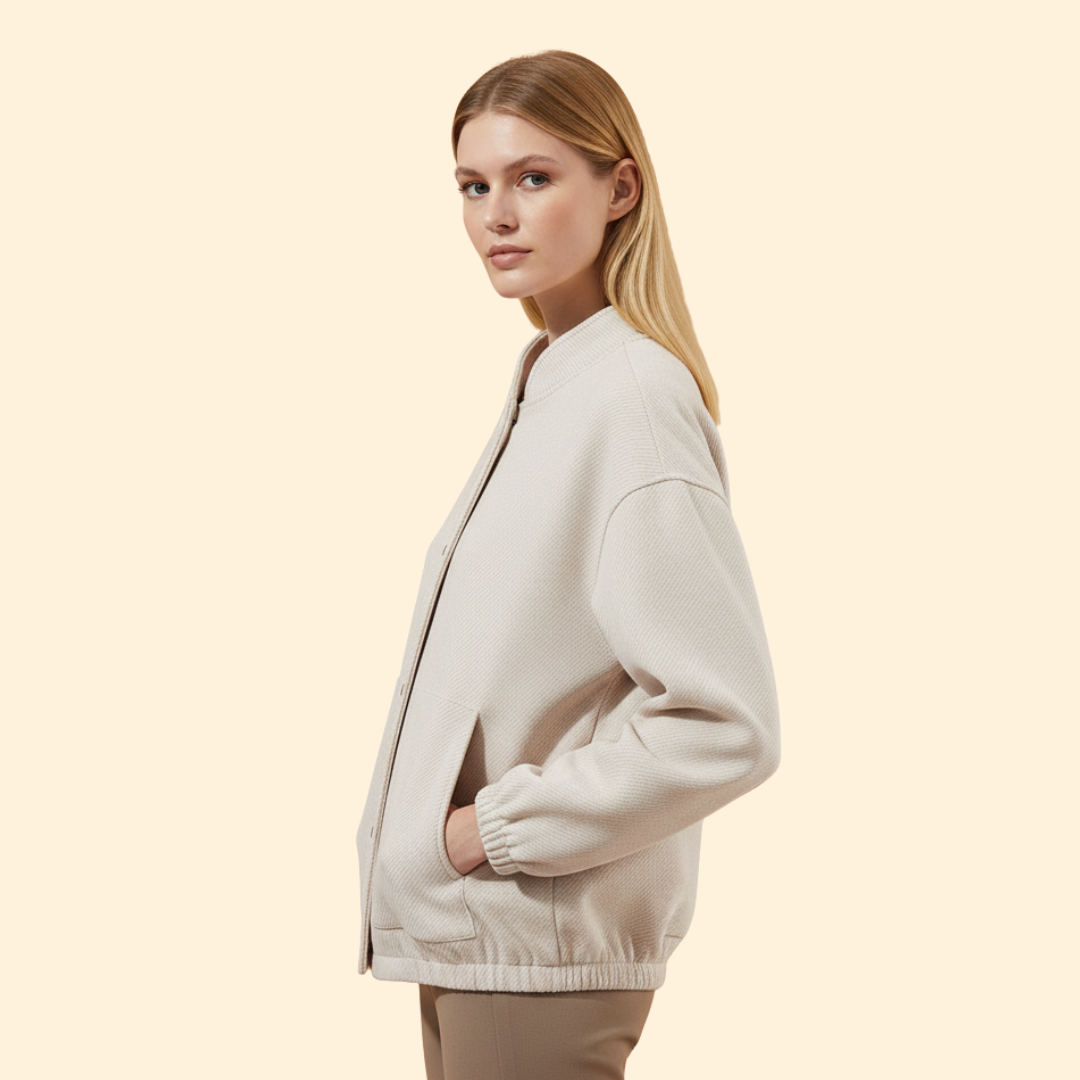 Women's Modern Button Jacket