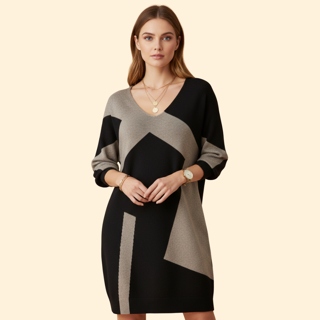 Women’s Modern Patchwork Dress
