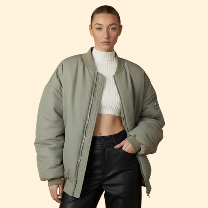 Women’s Oversized Bomber Jacket