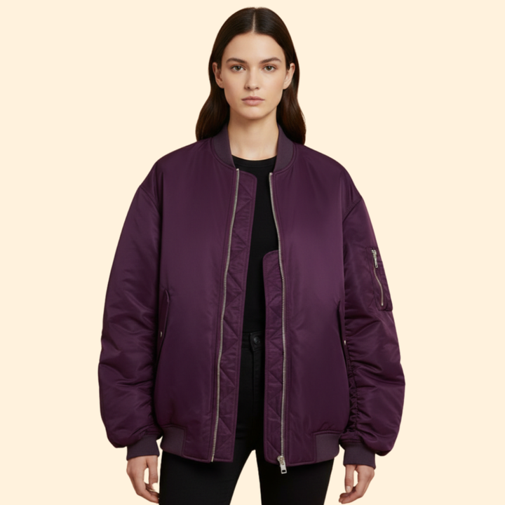 Women’s Oversized Bomber Jacket