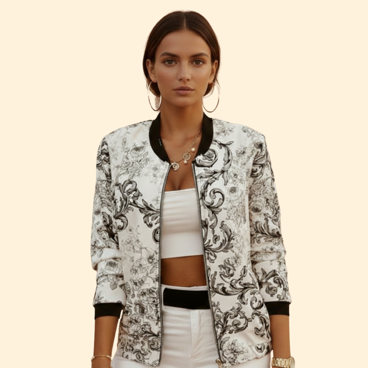 Women’s Printed Bomber Jacket