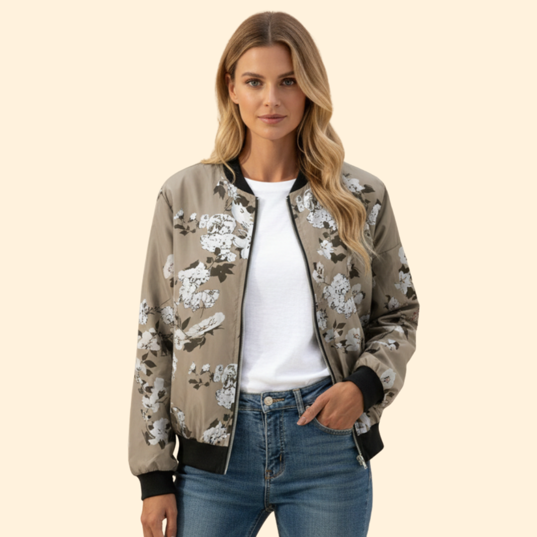 Women’s Printed Bomber Jacket