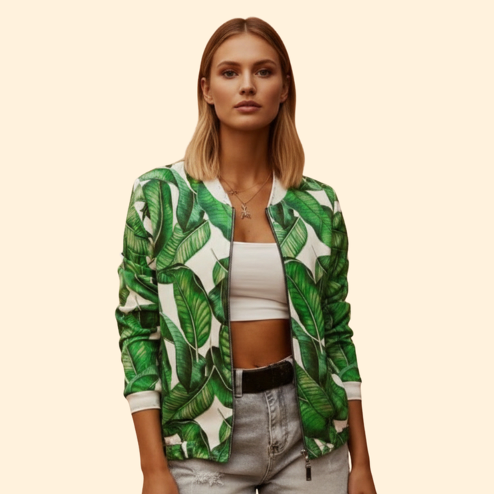 Women’s Printed Bomber Jacket